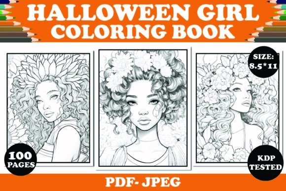 Black Girl Coloring Book KDP