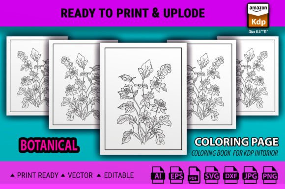 Botanical Illustration Black and White