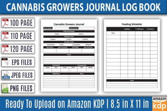 Cannabis Growers Journal Log Book KDP for Streamlined Business Operations