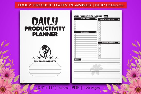 Daily Productivity Journal KDP Interio: A Smart Choice for Organized Living
