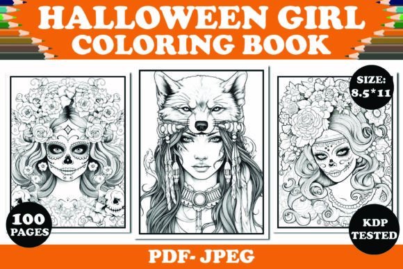 Halloween Coloring Book for Adults KDP