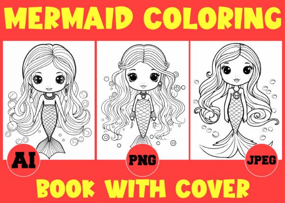 Mermaid Coloring Book with Cover - KDP: A Practical Guide for Creators and Entrepreneurs