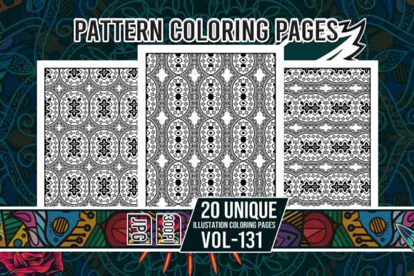 Pattern Coloring Pages Vol-131 Interiors