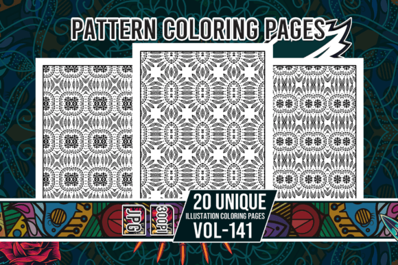 Pattern Coloring Pages Vol-141 Interiors