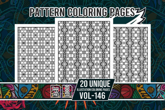 Pattern Coloring Pages Vol-146 Interiors