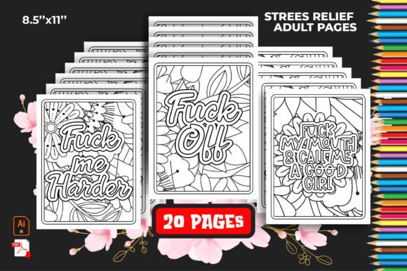 Stress Relief Adult Coloring 20 Page 27