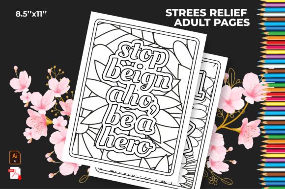 Stress Relief Adult Coloring Page 26