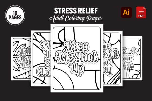 Stress Relief Adult Coloring Pages V72