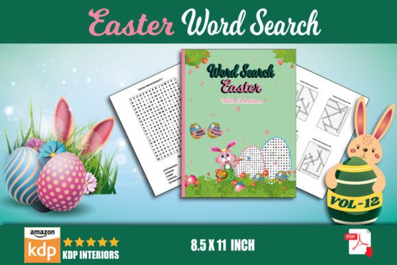 Word Search for KDP Vol-12: A Comprehensive Puzzle Collection for All Ages